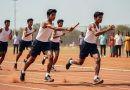विद्यालय एथलेटिक्स प्रतियोगिता का संपादकीय दृश्य